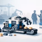 Maschinenmodell aus Klemmbausteinen im B2B - AL-Modelldesign -